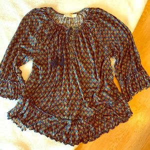 Peasant style top